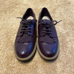 Purple CLARKS Loafers | size 6